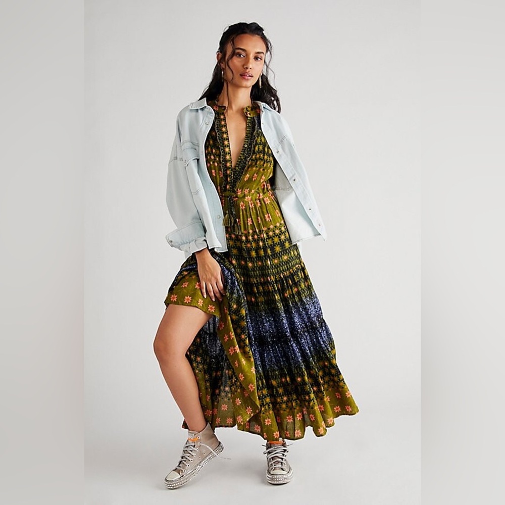 FREE PEOPLE Rare Feelings Maxi Dress